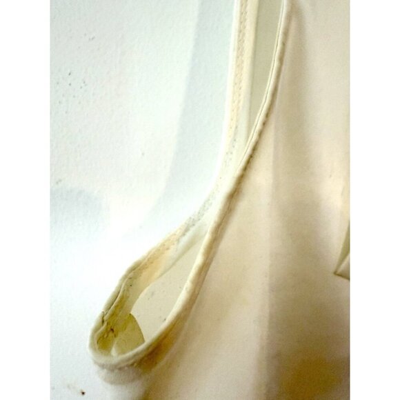 TAHARI PLEAT FRONT XS BLOUSE IN IVORY - Picture 8 of 10